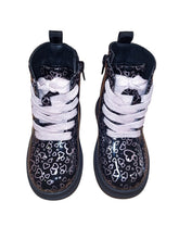 Load image into Gallery viewer, SD21030 ZAK Παιδικά Μποτάκια για Κορίτσια Μαύρο Λουστρίν