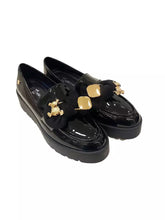 Load image into Gallery viewer, SD57066 ZAK Γυναικεία Loafers Μαύρα Λουστρίν