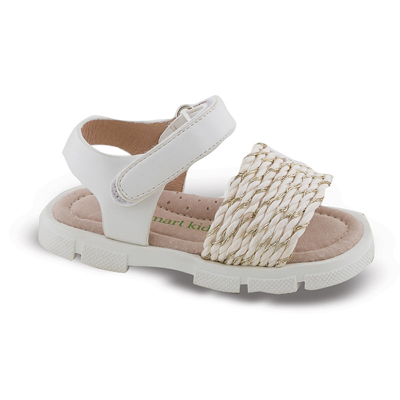 SD12228 SmartKids Παιδικά Πέδιλα Λευκά
