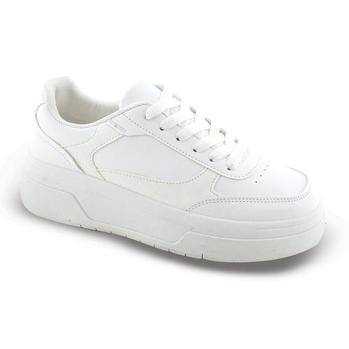 SD26041 ΖΑΚ Γυναικεία Αθλητικά Sneakers Λευκά
