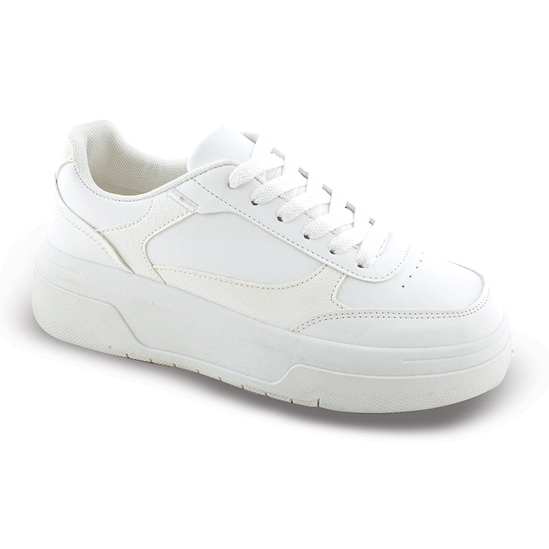 SD26041 ΖΑΚ Γυναικεία Αθλητικά Sneakers Λευκά