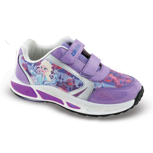 SD26055 ΖΑΚ Παιδικά Αθλητικά Sneakers με Σκρατς & Φωτάκια, Μωβ