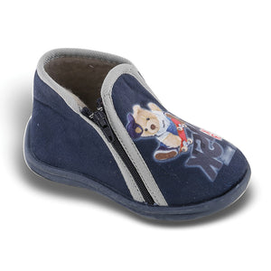 SD42001 Smart Kids Παιδικές Χειμερινές Παντόφλες Κλειστές Μπλε