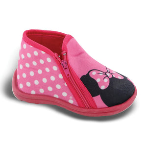 SD42003 Smart Kids Παιδικές Χειμερινές Παντόφλες Κλειστές Ροζ