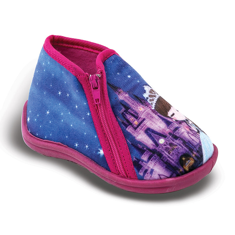 SD42005 Smart Kids Παιδικές Χειμερινές Παντόφλες Κλειστές Ροζ