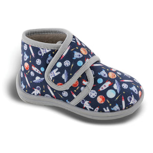 SD42006 Smart Kids Παιδικές Χειμερινές Παντόφλες Κλειστές Μπλε