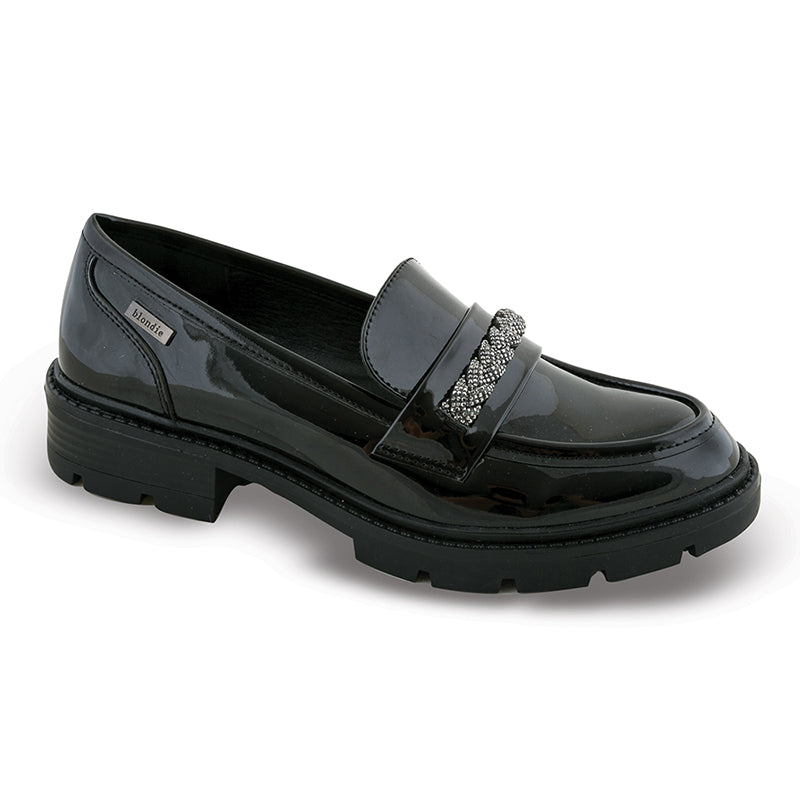 SD57051 Blondie Γυναικεία Loafers Μαύρα
