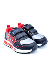 Load image into Gallery viewer, SD26054 ΖΑΚ Παιδικά Αθλητικά Sneakers με Σκρατς &amp; Φωτάκια, Μαύρα