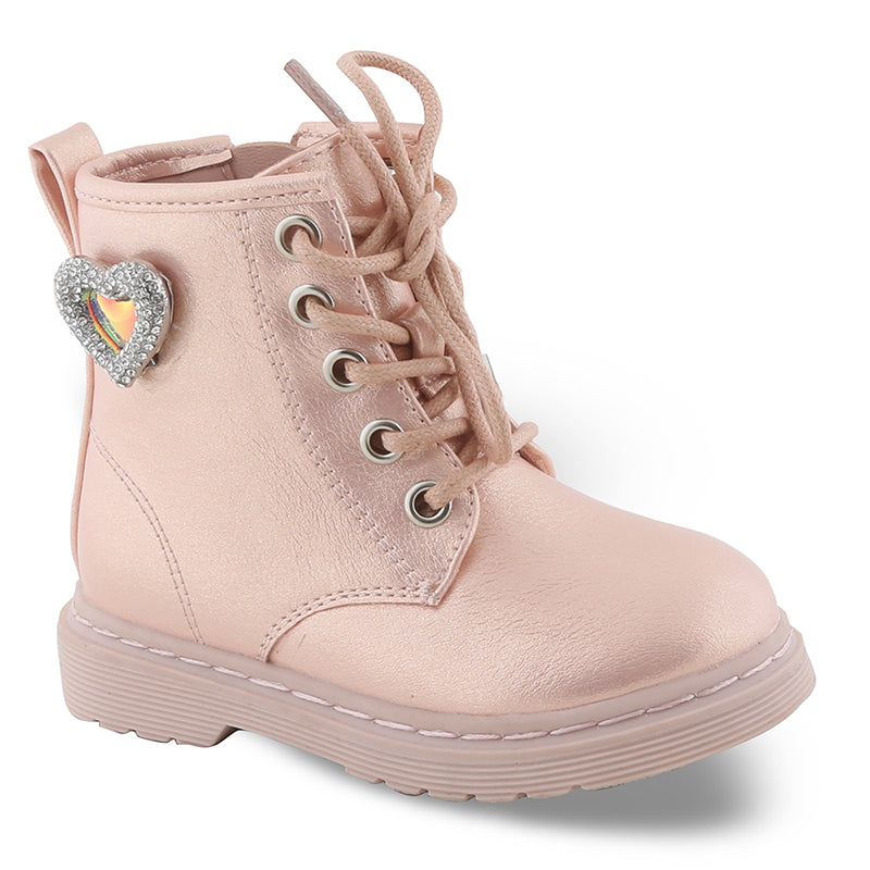 SD12268 ZAK Παιδικά Μποτάκια για Κορίτσια Ροζ