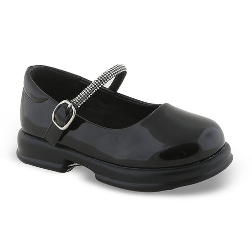 SD12294 ZAK Παιδικές Μπαλαρίνες Μαύρες Λουστρίν