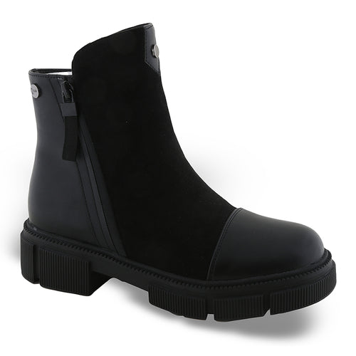 SD13018 ZAK Γυναικεία Μπoτάκια Μαύρα