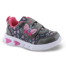 Load image into Gallery viewer, SD29110 ΖΑΚ Παιδικά Sneakers για Κορίτσια, με Σκρατς &amp; Φωτάκια