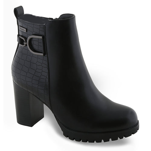 SD57082 ZAK Γυναικεία Μποτάκια Μαύρα