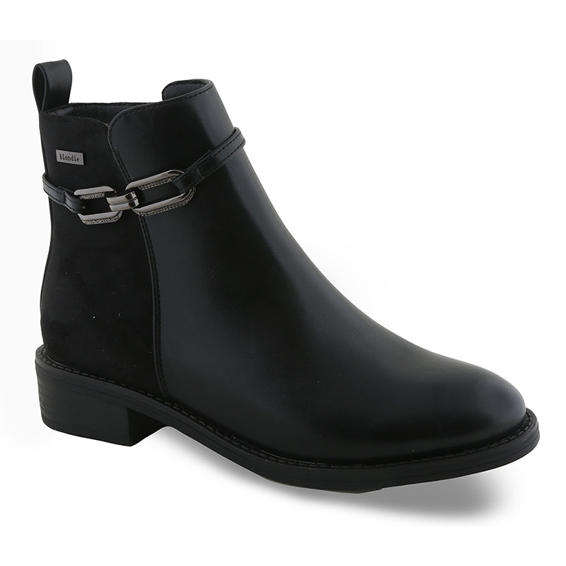 SD57089 ZAK Γυναικεία Μποτάκια Μαύρα